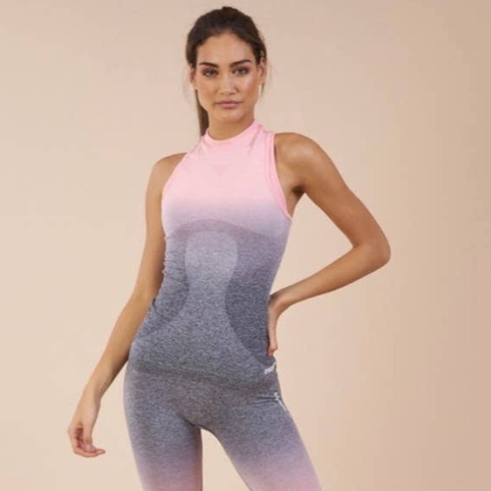 Gymshark Seamless Tank Pink Ombre